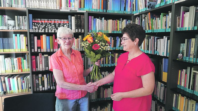 Die Kreisverbandsvorsitzende Annette Folkendt ...