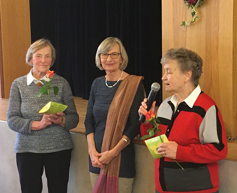 Heidegard Eichner, Hannelore Scheiber und Erna ...