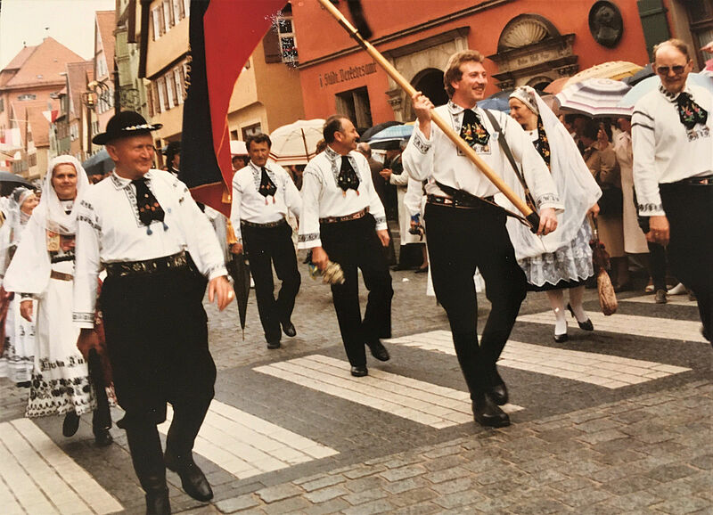 Kreisgruppe Augsburg beim Heimattag 1989 in ...