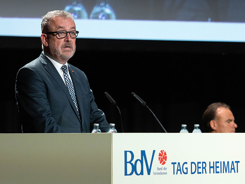 BdV-Präsident Dr. Bernd Fabritius beim Tag der ...