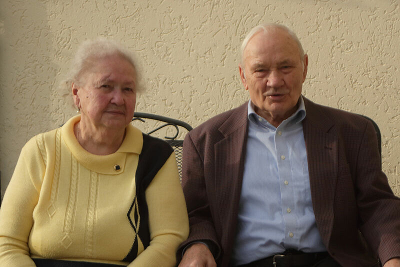 Das Ehepaar Maria und Hans Schuller half der ...