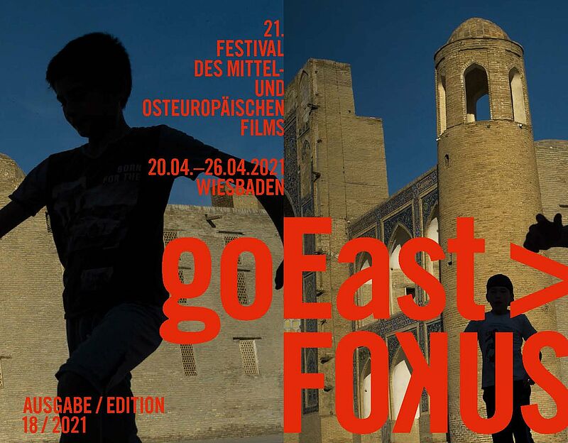 Plakat des GoEast-Festivals in Wiesbaden. Foto: ...