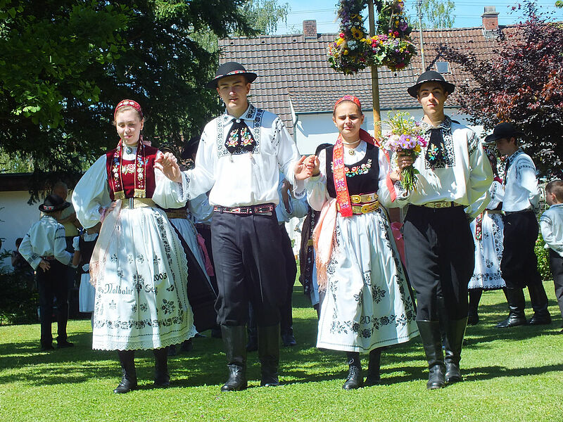 Bei Kaiserwetter fand der Aufmarsch der ...