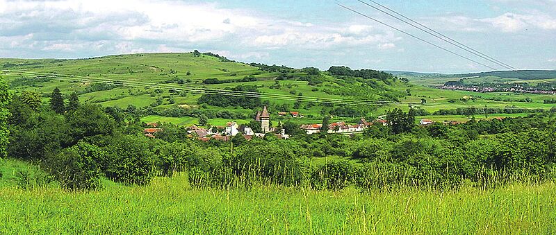 Blick auf Schnberg vom geographischen ...