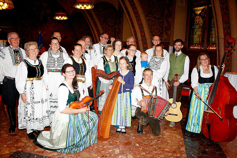 Die Tanzgruppe des Vereins Wien nach ihrem ...