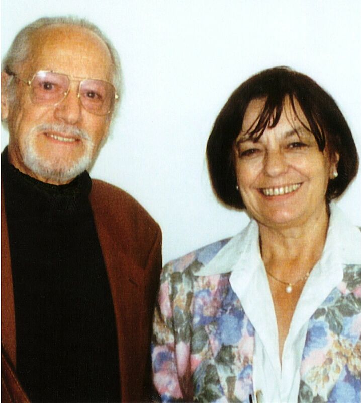 Hans Bergel mit Ana Blandiana (2001). Foto: Ion ...