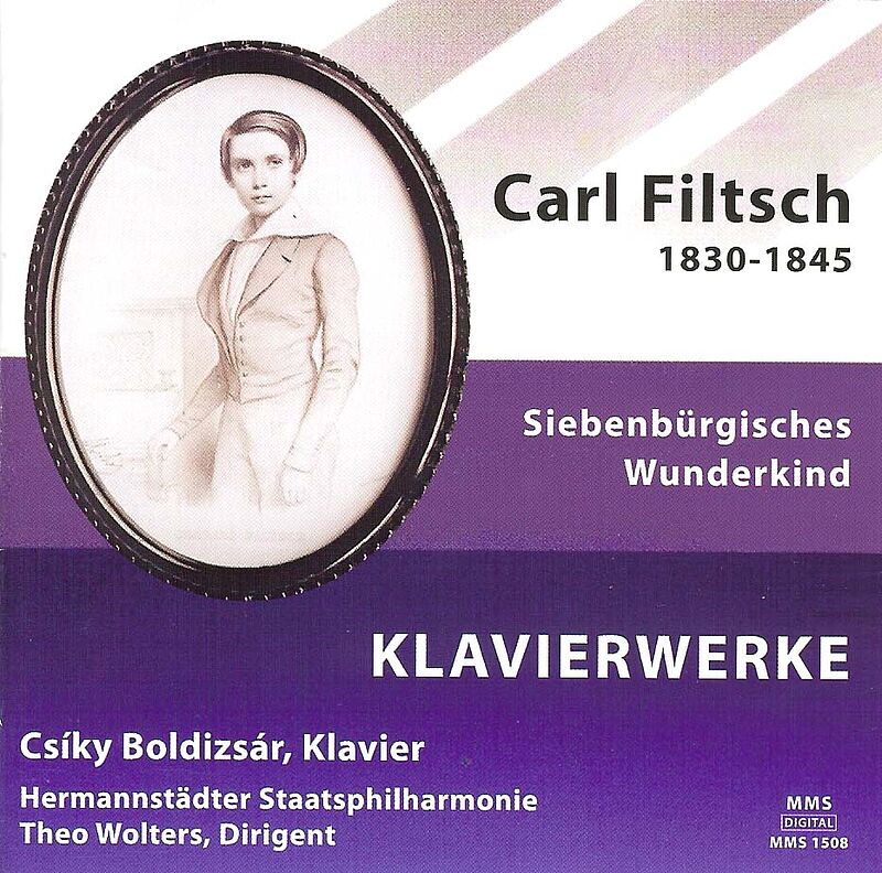 Die CD mit Werken von Carl Filtsch ist für 13,00 ...