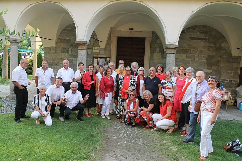 Chor der Kreisgruppe Freiburg in Italien. Foto: ...