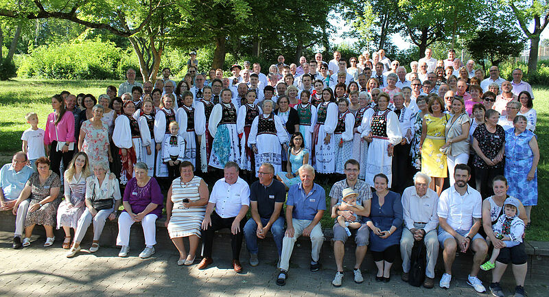 Das gemeinsame Gruppenfoto ist Programmpunkt bei ...