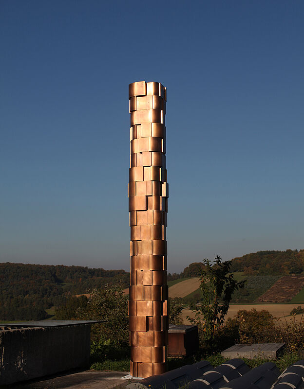 Peter Jacobi: Modulare Säule, Bronze, 2000, 6 x 1 ...