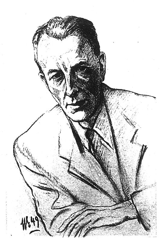 Erwin Neustädter, Porträt Hans Eder, 1949 ...