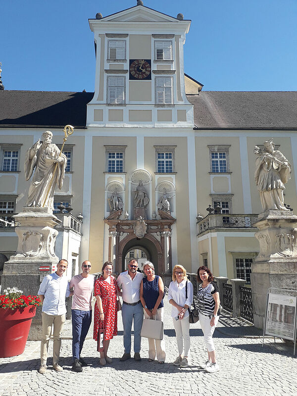 Ausflug mit der Delegation aus Bistritz nach ...