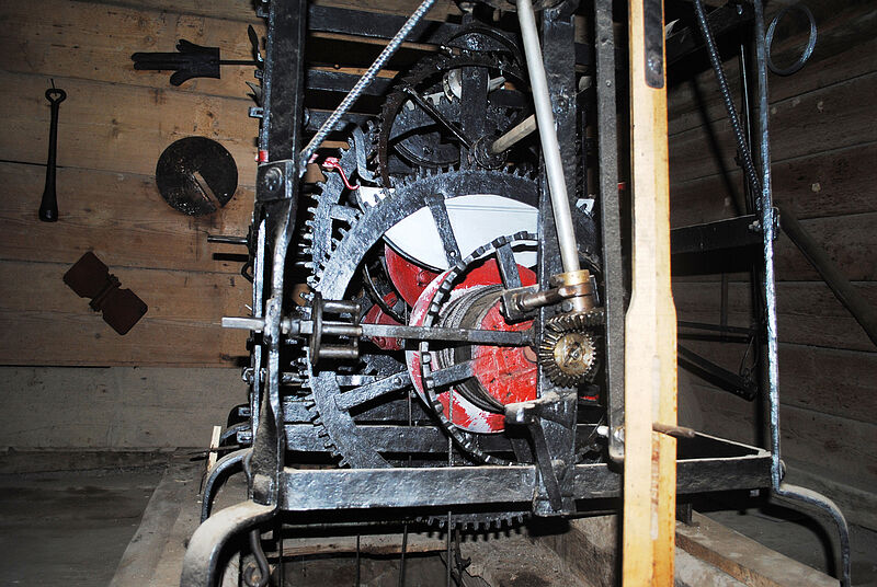 Das Uhrwerk in Schönberg. ...