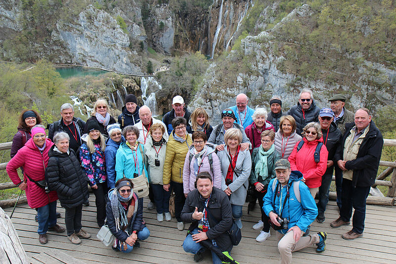 Die Traunreuter Reisegruppe im Nationalpark ...