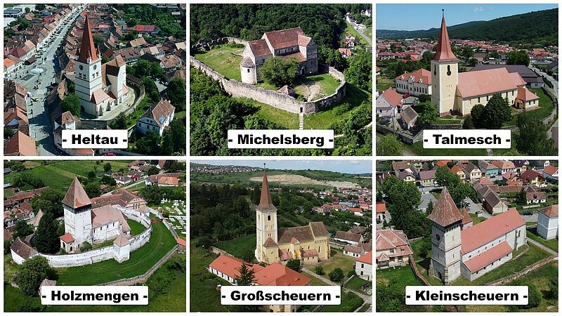 Kirchenburgen in der Umgebung von Hermannstadt im ...