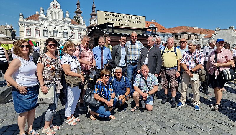 Domplatz in Temeswar nach der Erffnung der ...