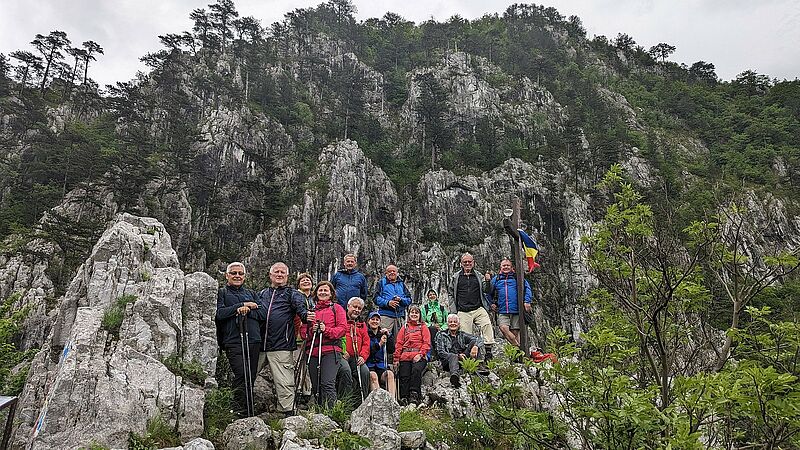 Tesna-Klamm im Nationalpark Domogled – Cerna-Tal. ...