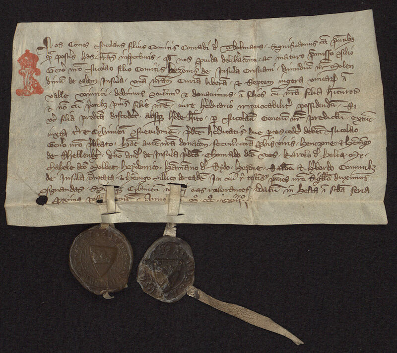 Die Urkunde vom 16. Mai 1323. Original im ...