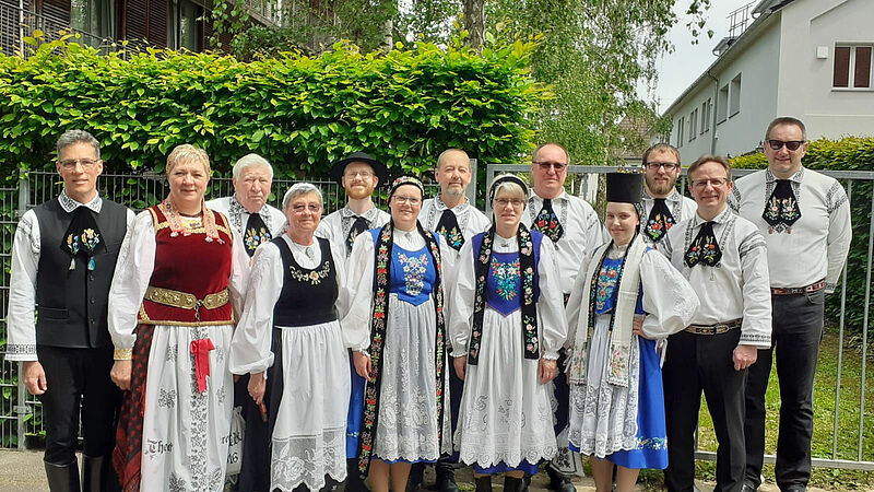 Siebenbrger Sachsen beim Pferdemarktumzug in ...