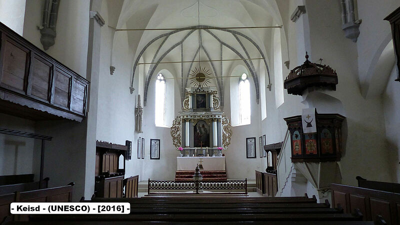 Innenansicht der Keisder Kirche. Foto: Rudolf ...