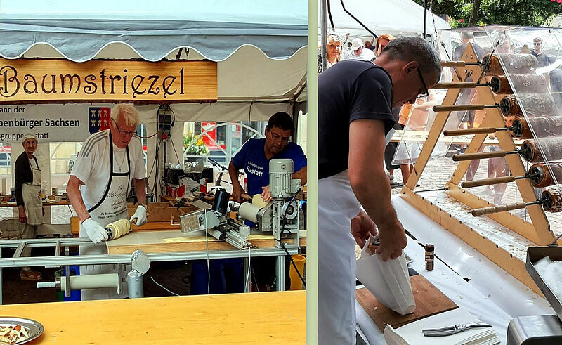 Beim Rastatter Stadtfest lieferten Paul Schuller ...