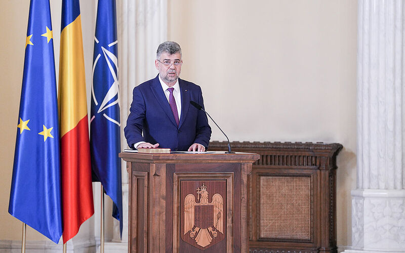 Ministerpräsident Marcel Ciolacu wurde am 15. ...