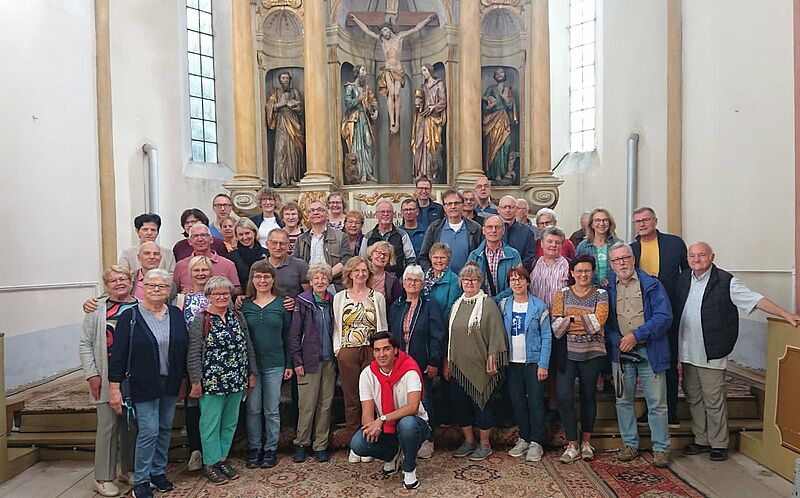 Reisende aus Geslau in der evangelischen Kirche ...