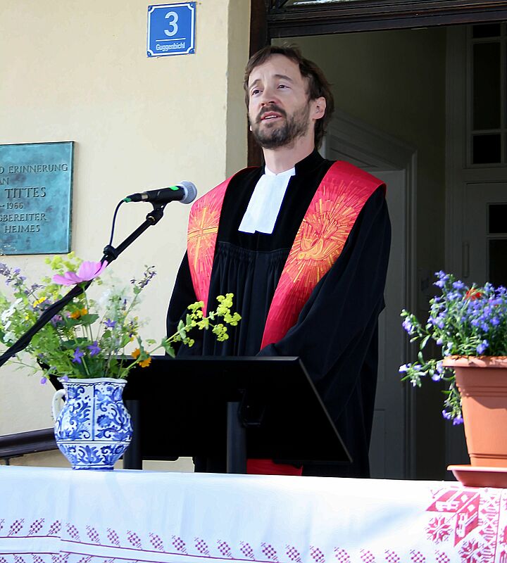 Pfarrer Mirko Hoppe von der Christuskirche in ...