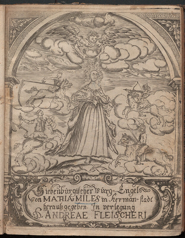 Siebenbrgischer Wrg-Engel von 1670. ...