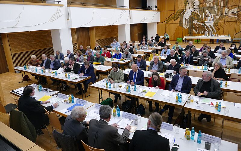 Blick auf die BdV-Delegierten im Adalbert-Stifter ...