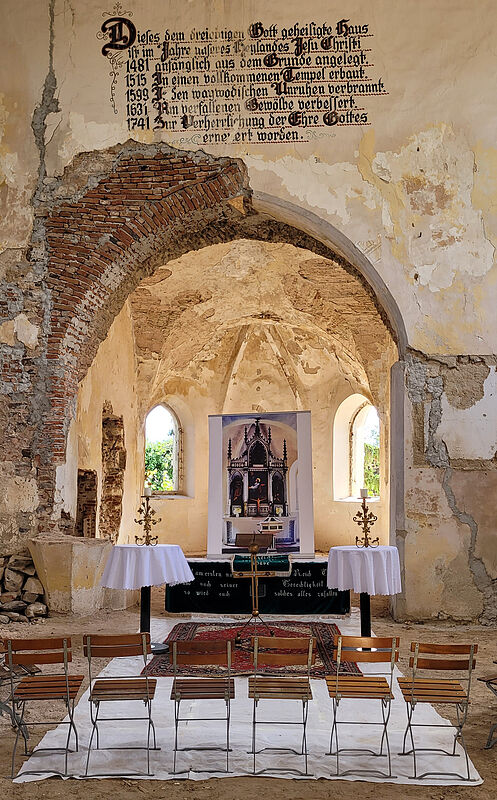 Dobringer Kirchenburg zur Andacht am 6. August ...