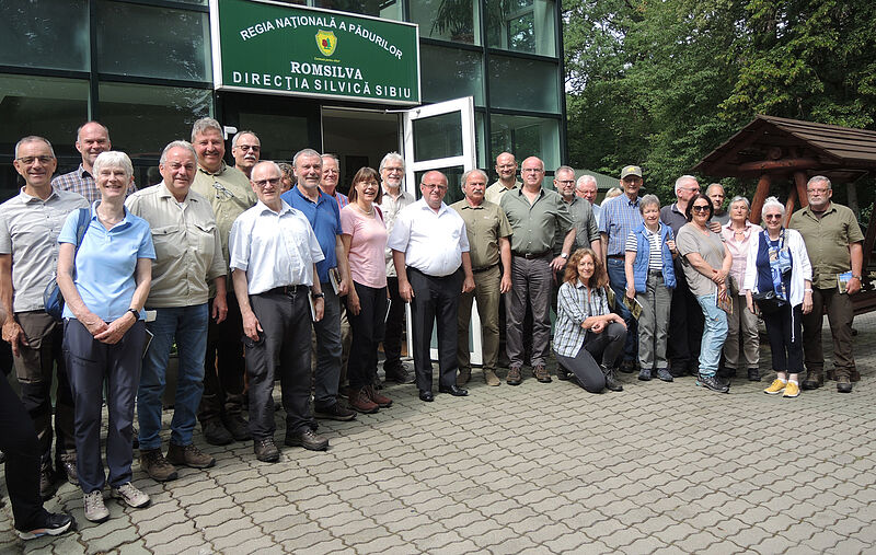 Der nordrhein-westflische Forstverein besuchte ...