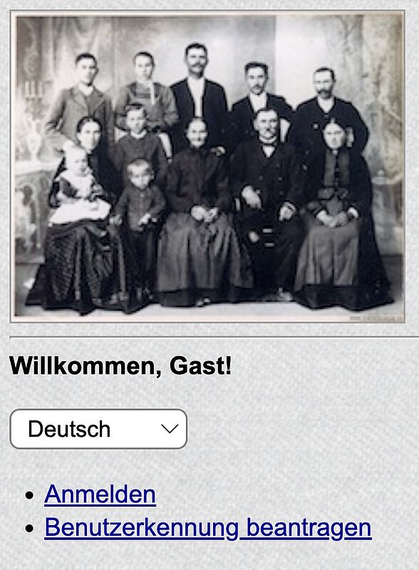 Anmeldung an der Datenbank ...