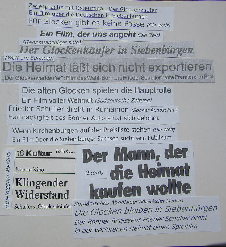 Bundesdeutsches Medienecho auf Frieder Schullers ...