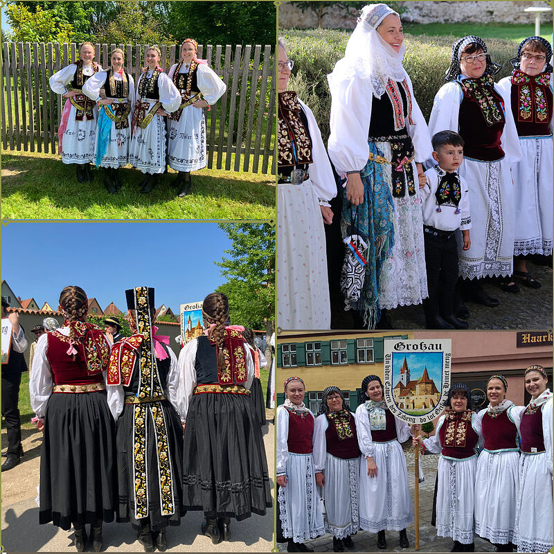 Groauer Trachten – im Lebensbogen.
Fotocollage: ...