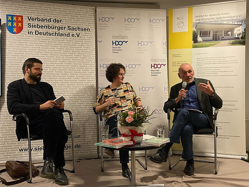 Alexandru Bulucz, Enikő Dácz und Georg ...