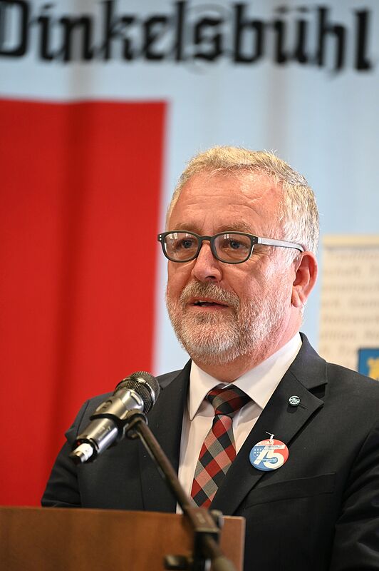 BdV-Prsident Dr. Bernd Fabritius whrend seines ...