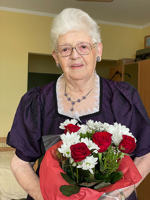 Sara Kroner aus Ingolstadt wurde 90. Foto: privat ...