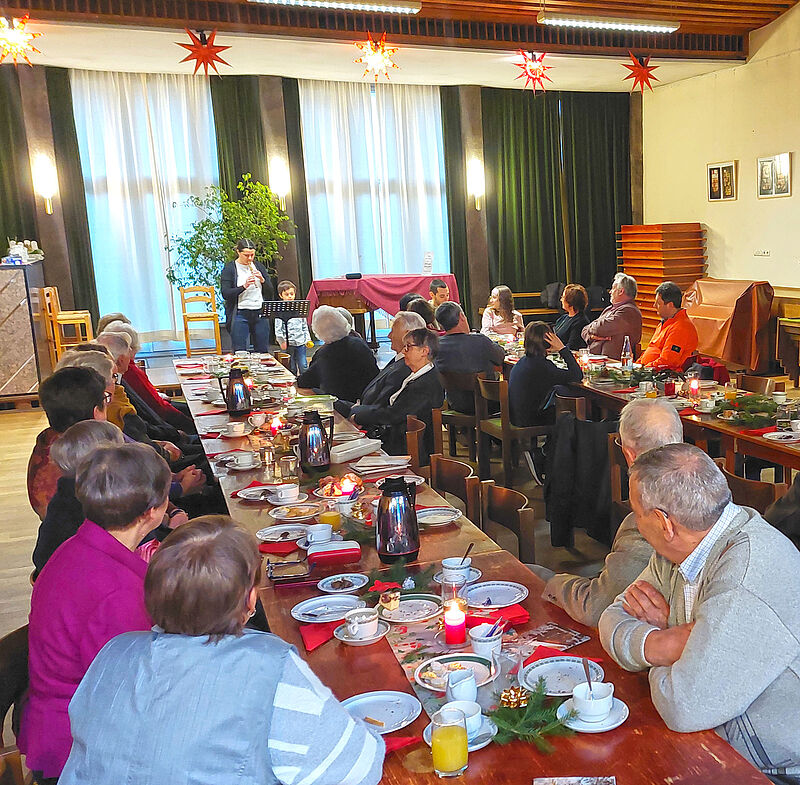 Adventsfeier 2024 der Kreisgruppe Karlsruhe Foto: ...
