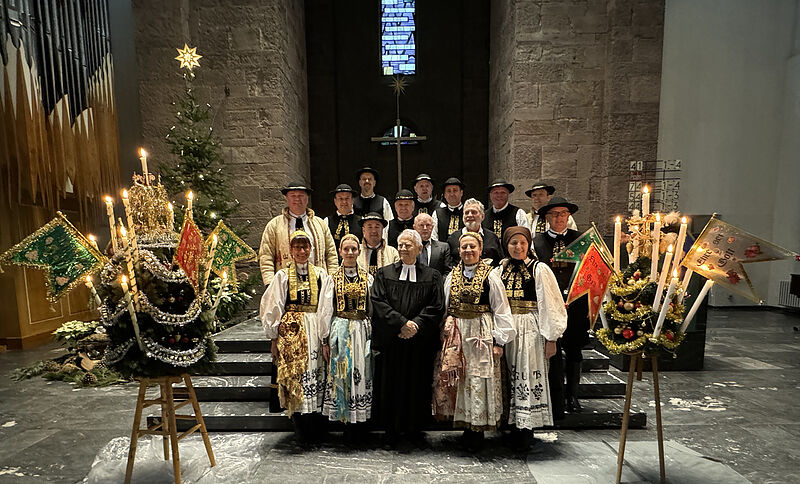 Ehemalige Groscheuerner Leuchtersnger mit ...