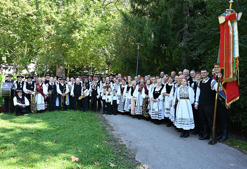 Gruppenbild der aus Traun teilnehmenden ...