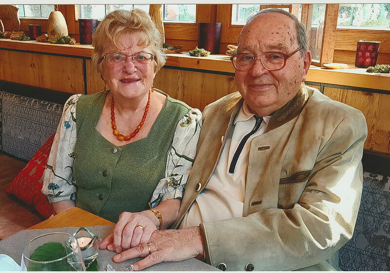 Dietlinde und Rudolf Rsler an ihrem 60. ...