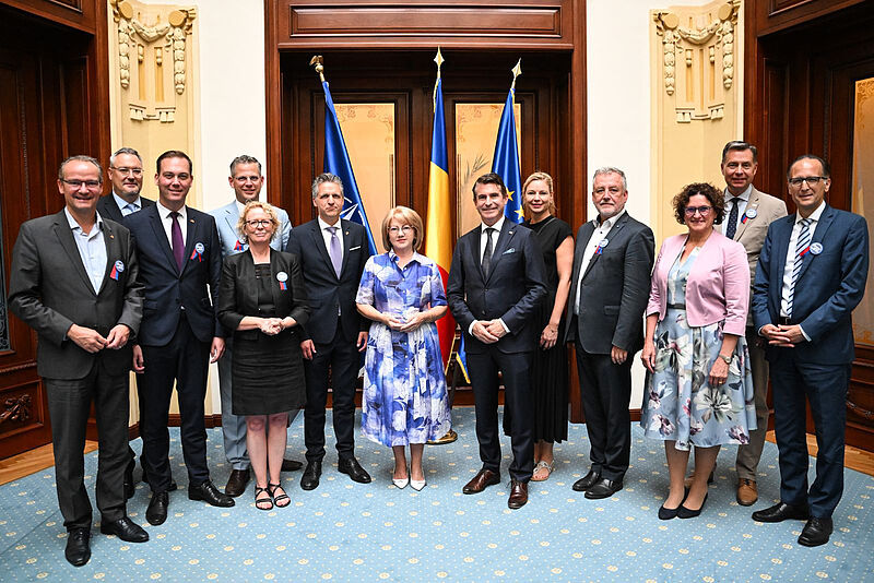 Empfang durch die Hermannstdter Brgermeisterin ...