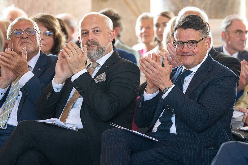 Tag der Heimat 2024 (von rechts): Hessischer ...