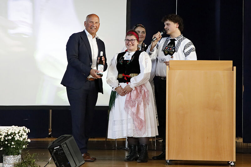 Schirmherr Prof. Dr. Roman Posek mit ...
