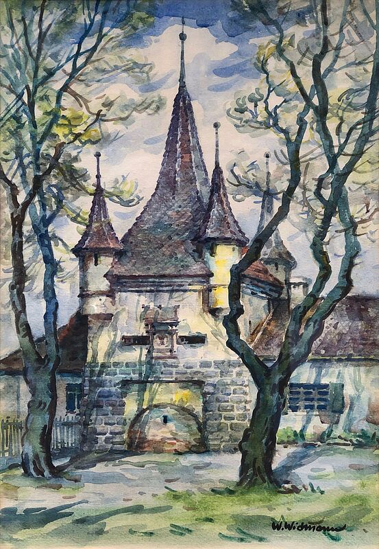 Walter Widmann: Katharinentor in Kronstadt. ...