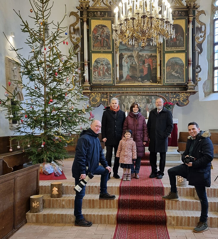 Filmaufnahmen fr den Gottesdienst am 10. ...