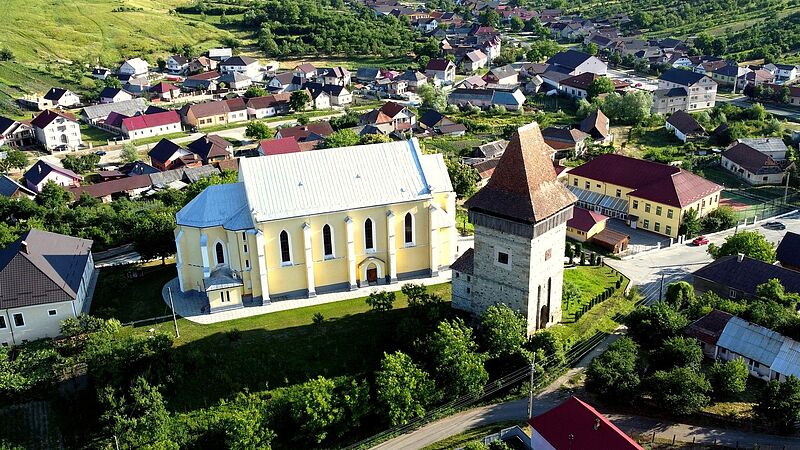 Die ehemals evangelische Kirche Mettersdorf im ...