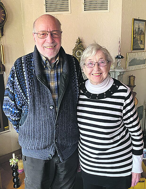 Dagmar und Lukas Geddert. Foto: Horst Gbbel ...