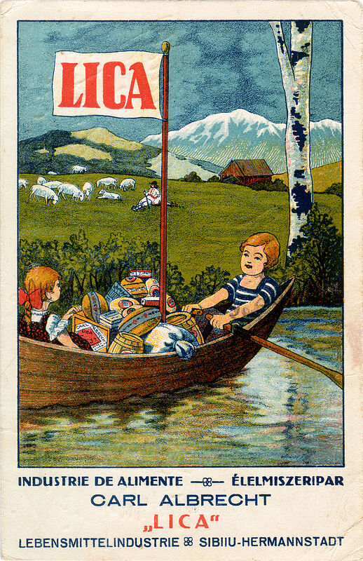 Alles Kse oder was: Reklamekarte der „Lica“ (um ...